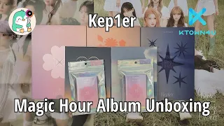 Unboxing Kep1er 케플러 5th Mini Album Magic Hour | All Versions | Ktown4u POBs