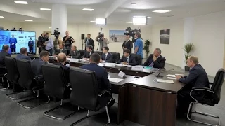 В.Путин провёл совещание по вопросу развития космодрома Восточный.