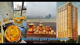 World first gold plated hotel Dolce Hanoi Golden Lake in Vietnam