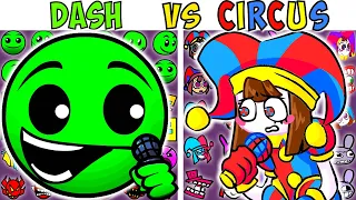 FNF Character Test | Gameplay VS My Playground | ALL Geometry Dash VS Amazing Digital Circus Test