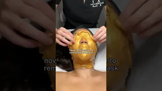 How will I ever get over this gold facial?!😱 #skincare #beauty #glowyskin #korean #facial #spa