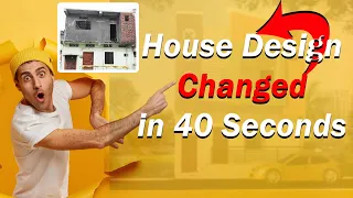 House Design Changed in 40 Seconds II Amazing Editing