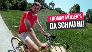 Sightseeing in München mit Thomas Müller – auf dem Rad durch den Englischen Garten