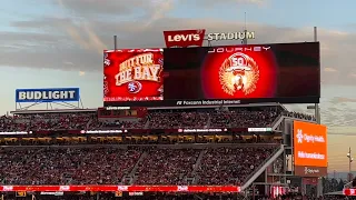 Lions @ 49ers NFC CHAMPIONSHIP 2024 | Halftime Show: JOURNEY 🎤