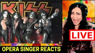 KISS - I Was Made For Lovin' You | Opera Singer REACTS LIVE 🎸🎶📣😎