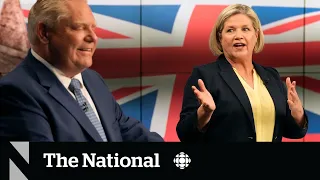 Ontario party leaders trade punches in election debate