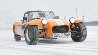 evo Diaries- Caterham Supersport snow driving