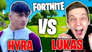 HYRA vs LUKAS in FORTNITE...😲