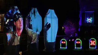 Ghostbusters Halloween - Green Heather Lights Show 2021