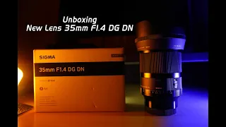 Sigma 35mm F1.4 DG DN New Lens Unboxing