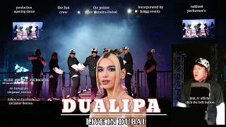 #dualipa #liveinduabi Dualipa Live in Dubai | opening dance by: the fun crew