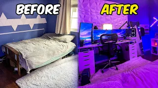 Transforming My Messy Room Into My DREAM Gaming Setup!