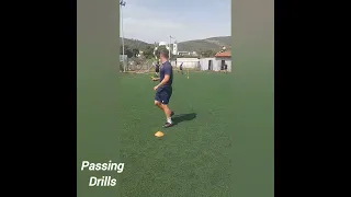 Προπόνηση Ποδοσφαίρου σε γκρουπ Improve your game speed - passing drills - long Pass 1vs1- 🔫