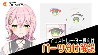 【Vtuber】イラストレーター様向けキャンバス設定～パーツ分け解説