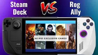RPCS3 PS3 Emulator Tested in 60 Games | Steam Deck Vs Rog Ally Ryzen Z1 Extreme