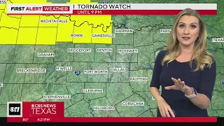 Tornado watch issued for parts of North Texas