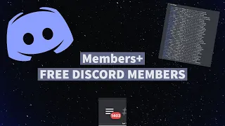 Members+ Full Tutorial, FREE DISCORD MEMBERS (With a Discord API Bot)