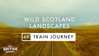 Stunning Scotland in 4K I Drivers Eye Train Journey I Crianlarich - Arrochar & Tarbet