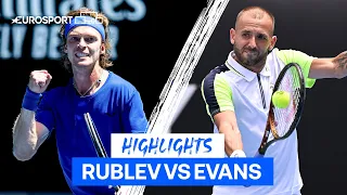Relentless Rublev Hits 60 Winners To Advance | Australian Open Highlights | Eurosport Tennis