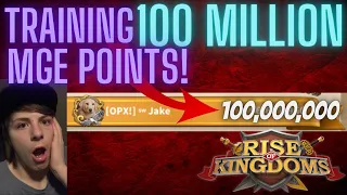 F2P TRAINING 100 MILLION MGE POINTS IN RISE OF KINGDOMS!