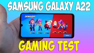 SAMSUNG GALAXY A22 GAMING TEST (MEDIATEK HELIO G80) - ИГРОВОЙ ТЕСТ!