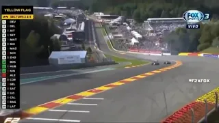 Anthoine Hubert Formula 2 fatal crash at Spa Circuit