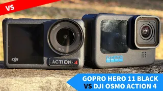 DJI Osmo Action 4 vs GoPro Hero 11 Black: Comparison, tests, review