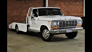 ALLBIDS.com.au - 1980 Ford F350 Banana Back Tow Truck White 408 Stroker V8