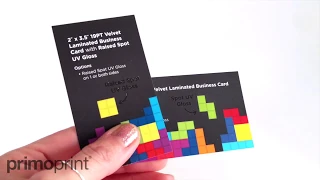 Raised Spot UV vs. Spot UV Business Cards | Primoprint