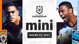 Finals hopes all but over | Wests Tigers v Sharks Match Mini | Round 23, 2021 | NRL