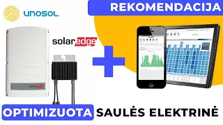 Rekomenduojame turėti optimizuotą Saulės elektrinę