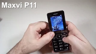 Maxvi P11 Incoming Call And Ringtones, входящий звонок, мелодии и сигналы сообщений.