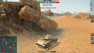 Т 49. World of tanks Blitz шыкарный бой на T49 парень нагибает рандом