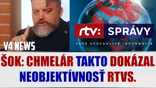 ŠOK: CHMELÁR TAKTO DOKÁZAL NEOBJEKTÍVNOSŤ RTVS.