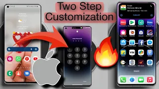 Only 2 Step Customization 2023😱 Android Convert into iphone 14 Pro Max 🔥 Android को iphone कैसे बनाए