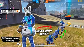 Actuando como un CONEJO en Duelo de escuadras 2 | FREE FIRE