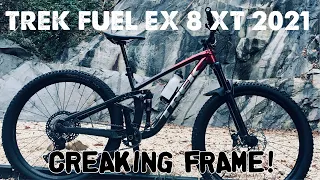 Ride and Review of the Trek Fuel EX 8 XT 2021 I Creaking full suspension Frame