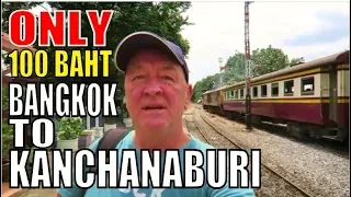 BANGKOK TRAIN TO KANCHANABURI THAILAND THONBURI STATION