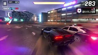 Asphalt 9 con música de persecución