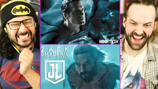 Snyder Cut SUPERMAN GETS BLACK SUIT & AQUAMAN TRAILER REACTION! (Zack Snyder's Justice League)