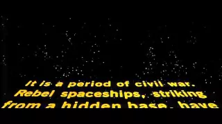 Star Wars (1977) original opening crawl