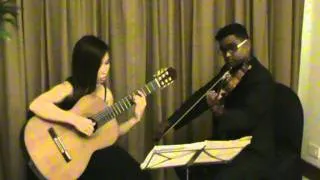 What a wonderful world - Le Thu & Simon (Violin).MPG