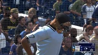 MLB The Show 22 Gameplay Postseason: Los Angeles Dodgers vs San Diego Padres - (PS5) [4K60FPS]