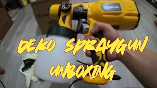 24: DEKO SPRAY GUN DKSG55K1 UNBOXING #deko #dekospraygun #painter