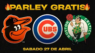 🔥 PRONOSTICOS DE NBA, MLB Y NHL PARA HOY 27/04/2024 🔥 PARLEY GRATIS 🔥