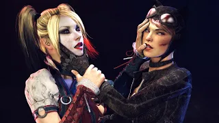 Catwoman and Harley Quinn Hot Aggressive Takedowns 😍