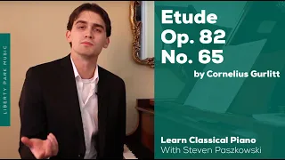 Etude, Op. 82 No. 65, Nächtliche Reise (Night Journey) by Cornelius Gurlitt | Piano | Video Lesson