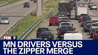 Minnesota drivers versus the zipper merge