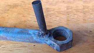 Very Few People Know How To Make Simple DIY Metal Bending Tool /DIY tools to bend iron to make rings