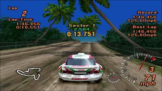 ePSXe 2.0.5 - Gran Turismo 2 - Arcade Mode: Rally Gameplay